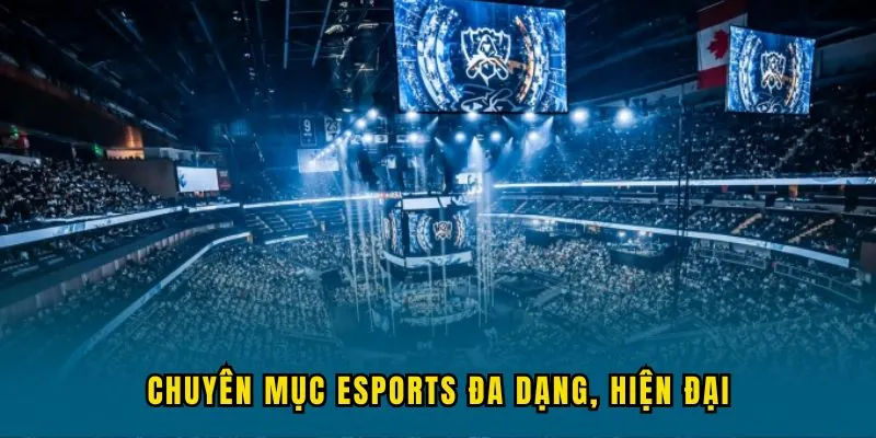 chuyen muc esports hien dai Chuyên mục esports đa dạng, hiện đại